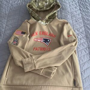 New England Patriots Tan Hoodie